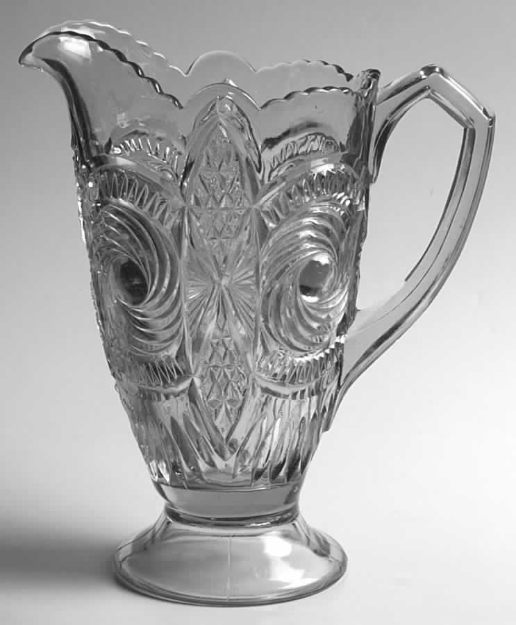 Cannonball Pinwheel Jug by US Glass-1