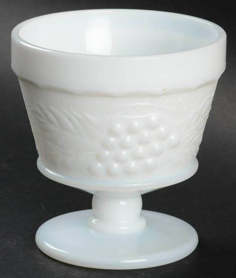 Big Top-Milkglass-1 Champagne/Tall Sherbet by Big Top Crystal-1