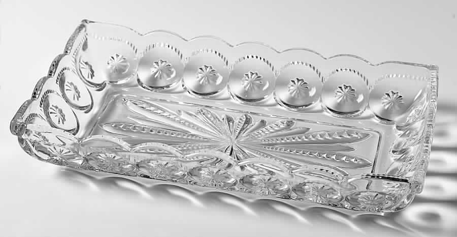 Moon and Star Bread Tray by US Glass-1
