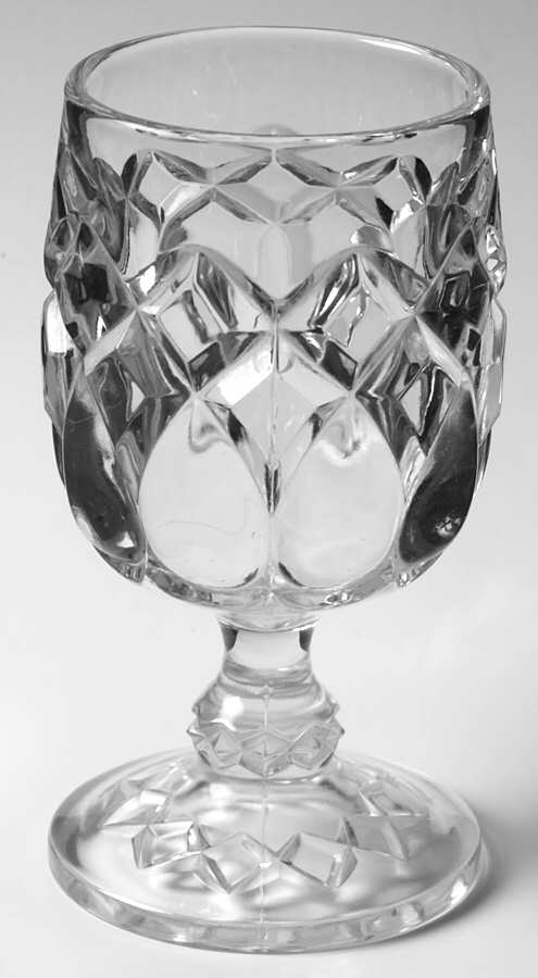 Art (Clear) Water Goblet by US Glass-1