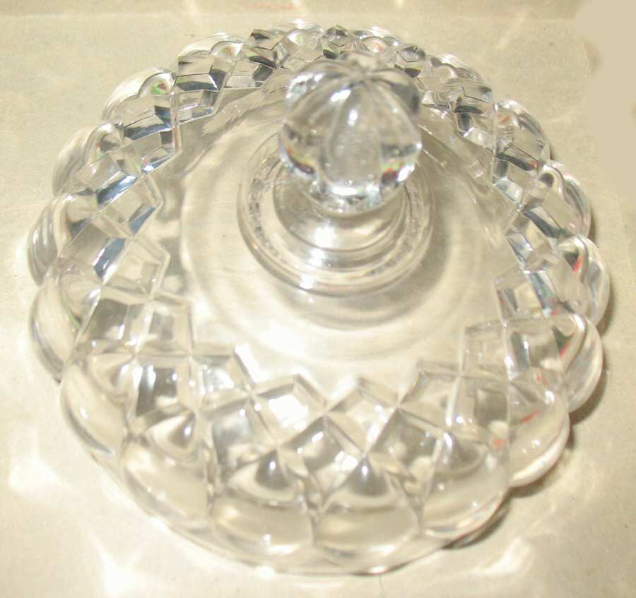 Art (Clear) Lid for Round Butter by US Glass-1
