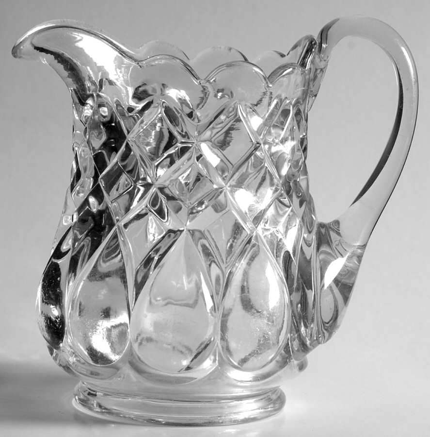 Art (Clear) Creamer by US Glass-1