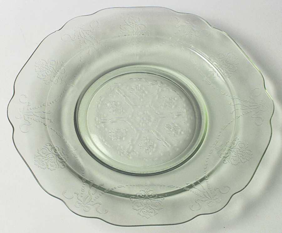 Bowknot Green 7" Salad Plate by Unknown Manufacturer-1