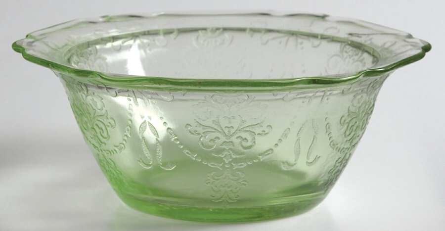 Bowknot Green Small Fruit Dessert Bowl by Unknown Manufacturer-1