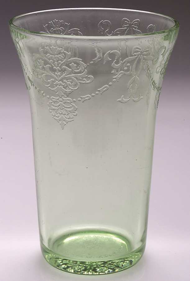 Bowknot Green 10 Oz Flat Tumbler by Unknown Manufacturer-1