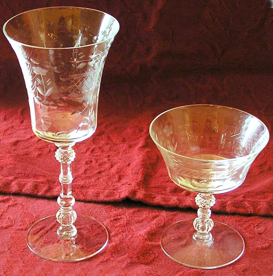 UNK459 Water Goblet by Unknown Manufacturer-1