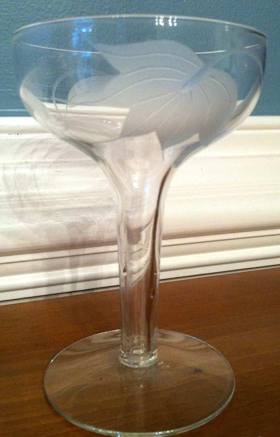 UNK462 Tall Hollow Stem Champagne by Unknown Manufacturer-1