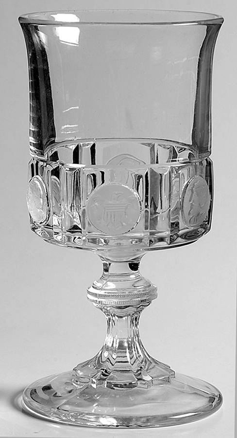 Columbian Coin Water Goblet by US Glass-1