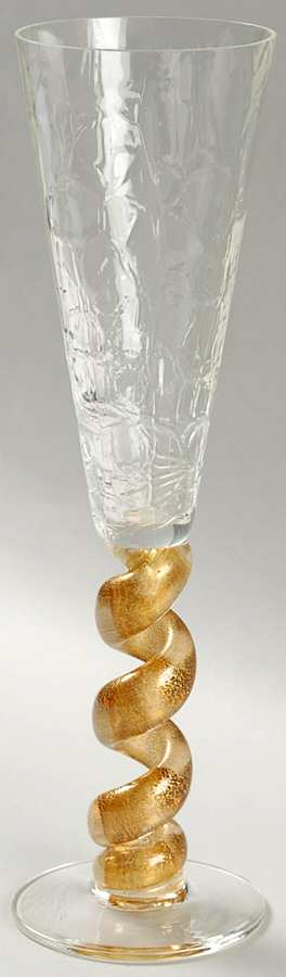Spiral Gold Fluted Champagne by Union Street-1