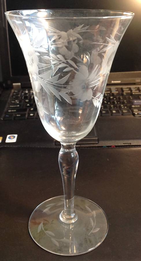 UNK481 Water Goblet by Unknown Manufacturer-1