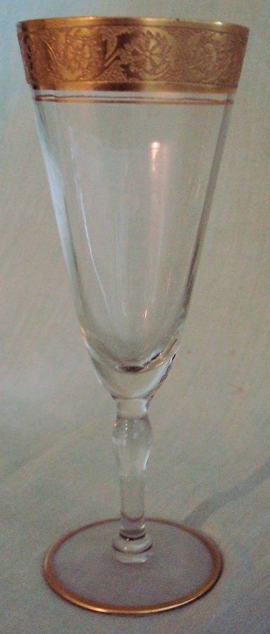 UNK494 Clear Fluted Champagne by Unknown Manufacturer-1