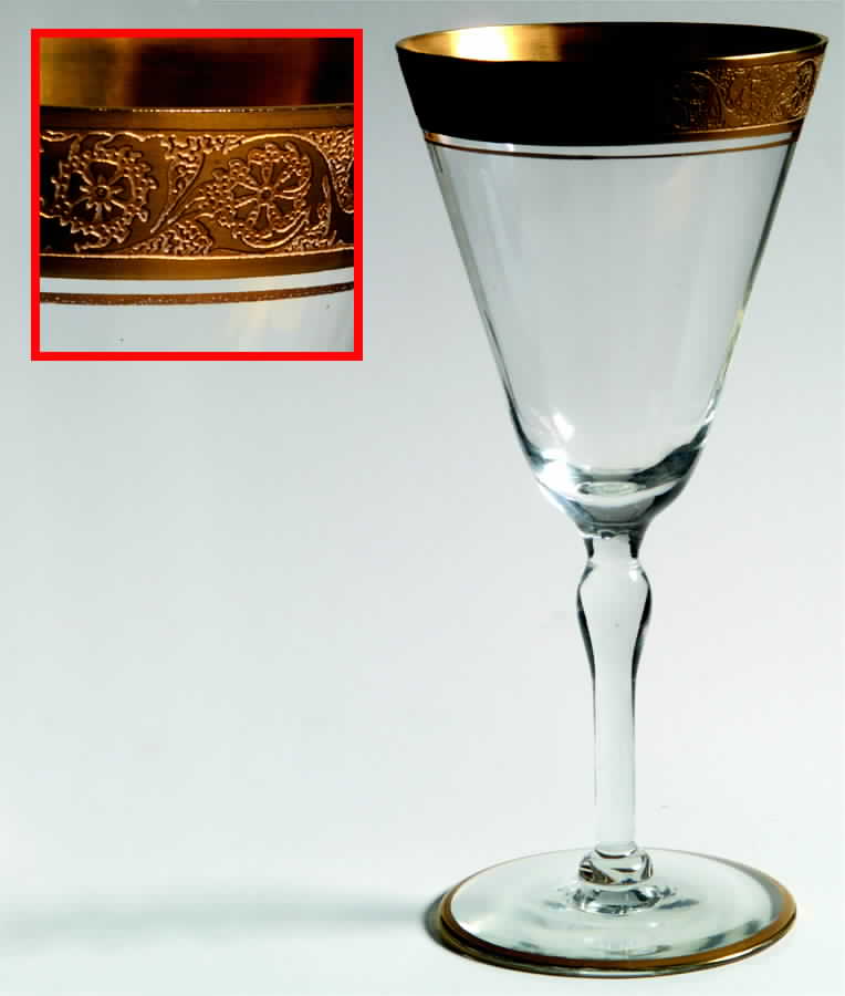 UNK494 Clear Water Goblet by Unknown Manufacturer-1