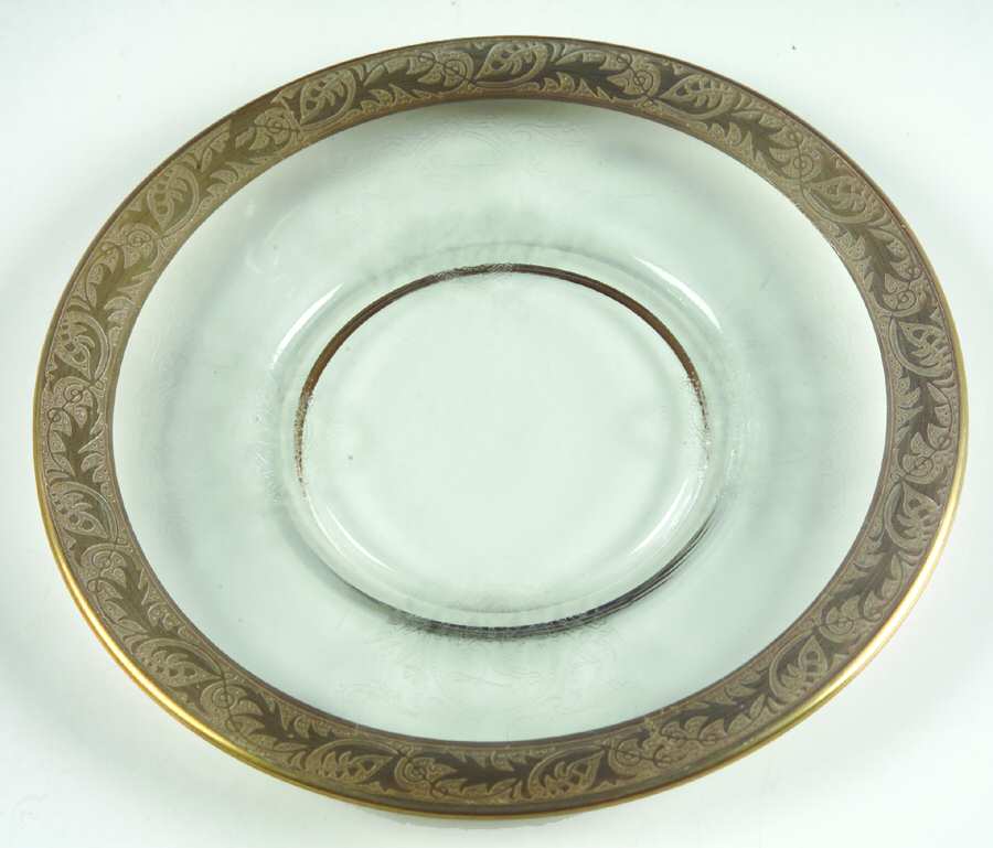 UNK423 Gold Bread & Butter Plate by Unknown Manufacturer-1