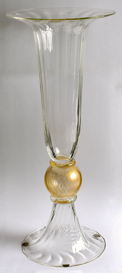 Manhattan Gold 25" Flower Vase by Union Street-1