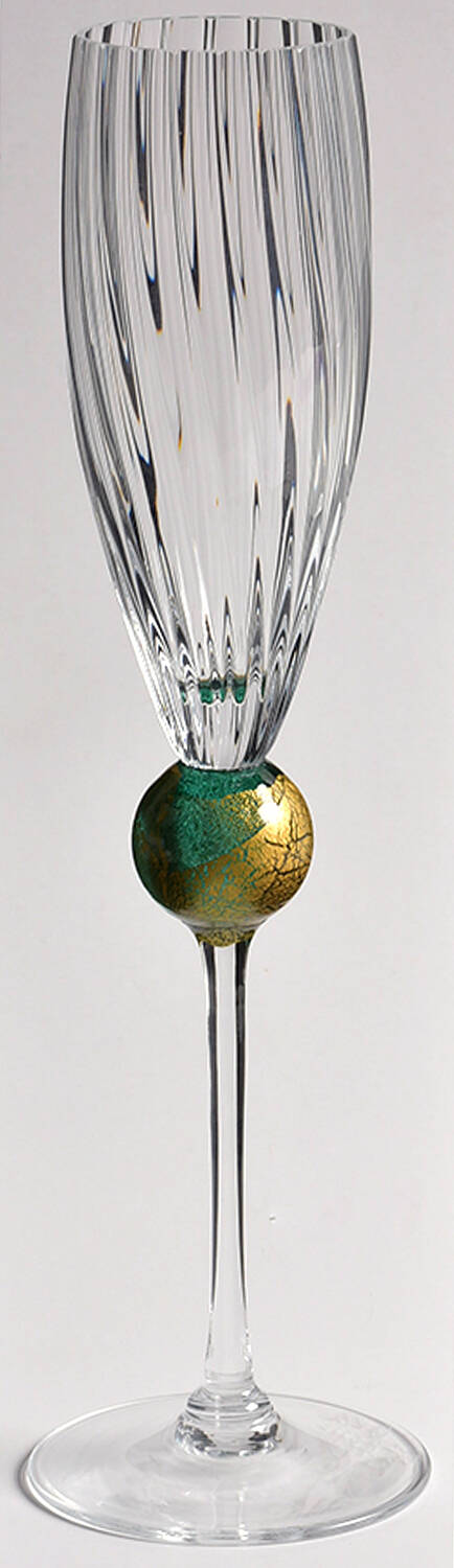 Manhattan Emerald Green Fluted Champagne by Union Street-1