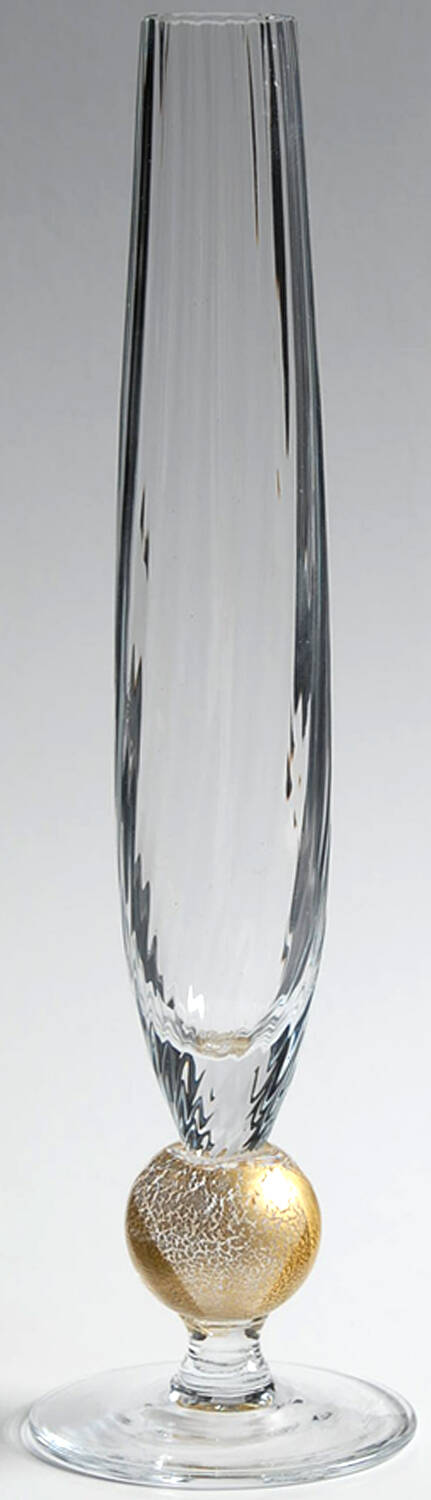 Manhattan 9" Gold Bud Vase by Union Street-1