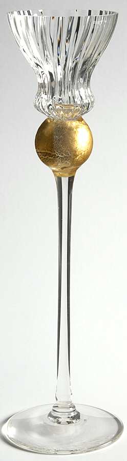 Manhattan Gold 10" Tall Single Light Candlestick by Union Street-1