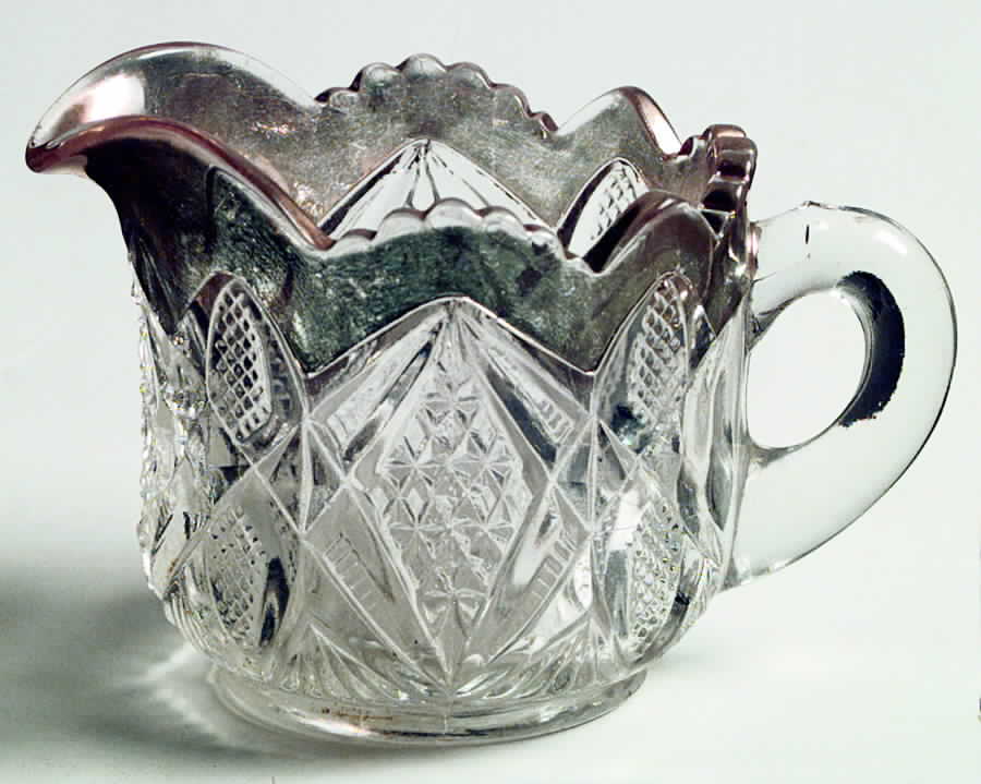 Pennsylvania Clear (Gold Trim) Creamer by US Glass-1