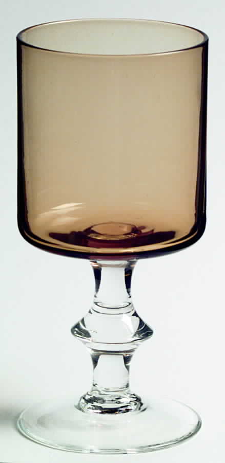 UNK578 Amber Wine Glass by Unknown Manufacturer-1