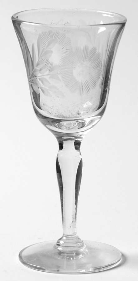 Carol (Smooth Bulbous Stem) Cordial Glass by Flemington-1