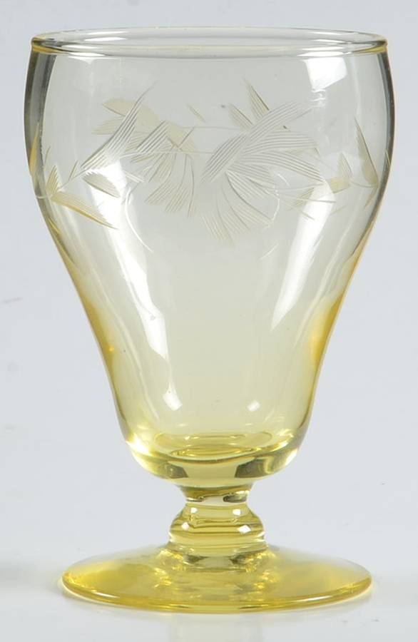 UNK640 Yellow (Topaz) Juice Glass by Unknown Manufacturer-1