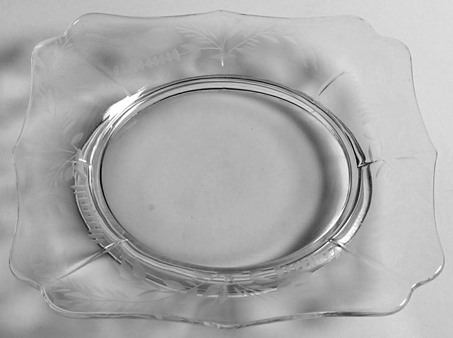 UNK642 Square Salad Plate by Unknown Manufacturer-1