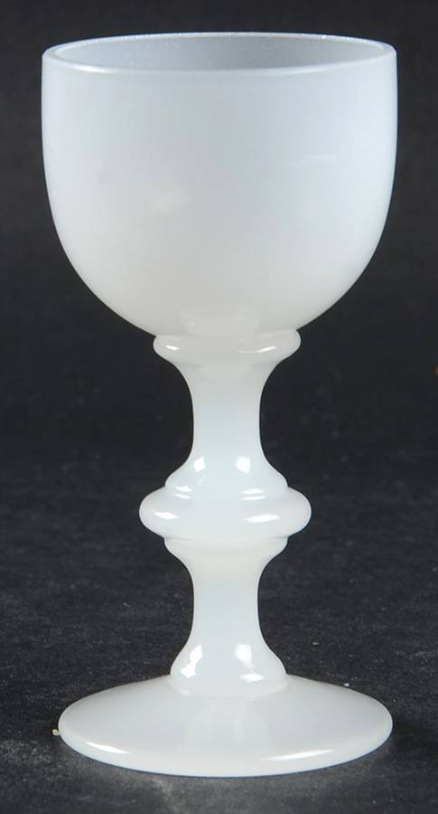 P1V4-White Cordial Glass by Portieux Vallerysthal-1
