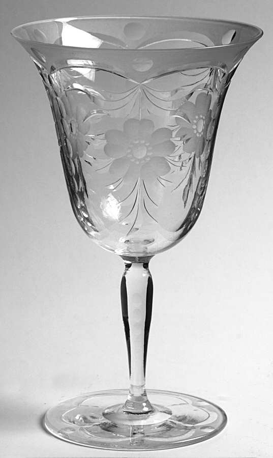 Cornwall Water Goblet by Pairpoint-Gunderson Crystal-1