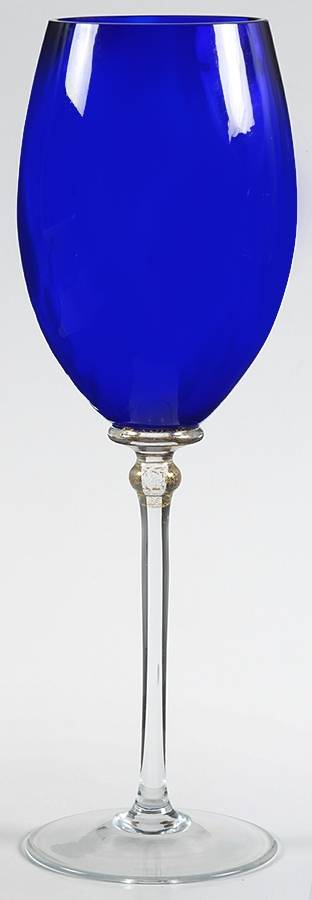 Sienna Crystal (Gold) Cobalt Blue Chardonnay Wine by Union Street-1