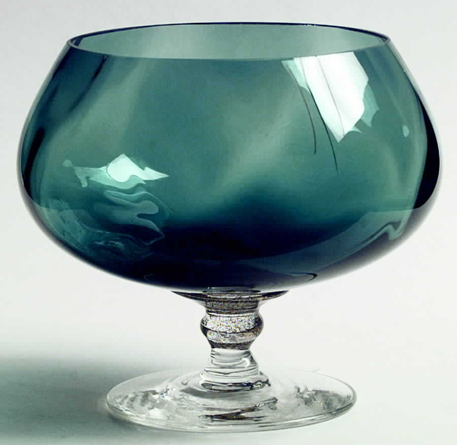 Sienna Crystal (Gold) Blue Footed Dessert by Union Street-1