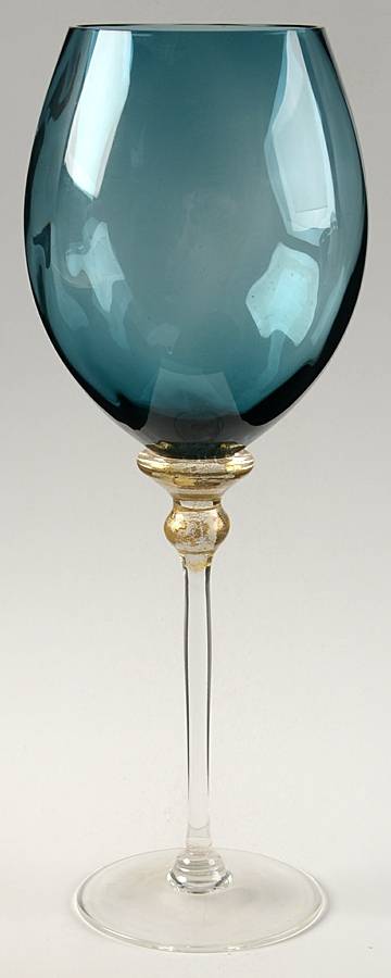 Sienna Crystal (Gold) Blue Bordeaux Wine by Union Street-1