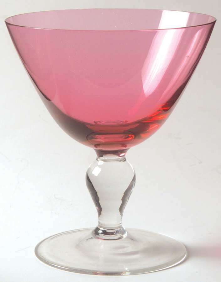 UNK751 (Non-Optic) Champagne/Tall Sherbet by Unknown Manufacturer-1