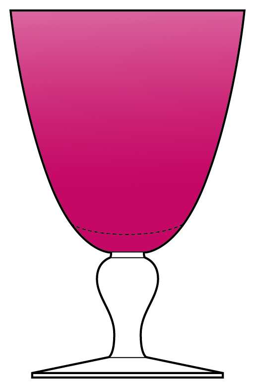 UNK751 (Non-Optic) Water Goblet by Unknown Manufacturer-1