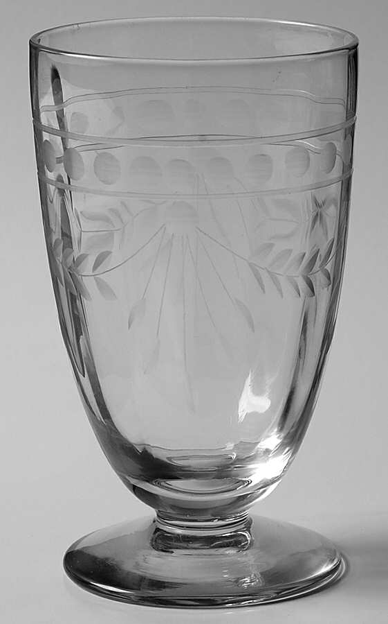 UNK854 Footed Tumbler by Unknown Manufacturer-1