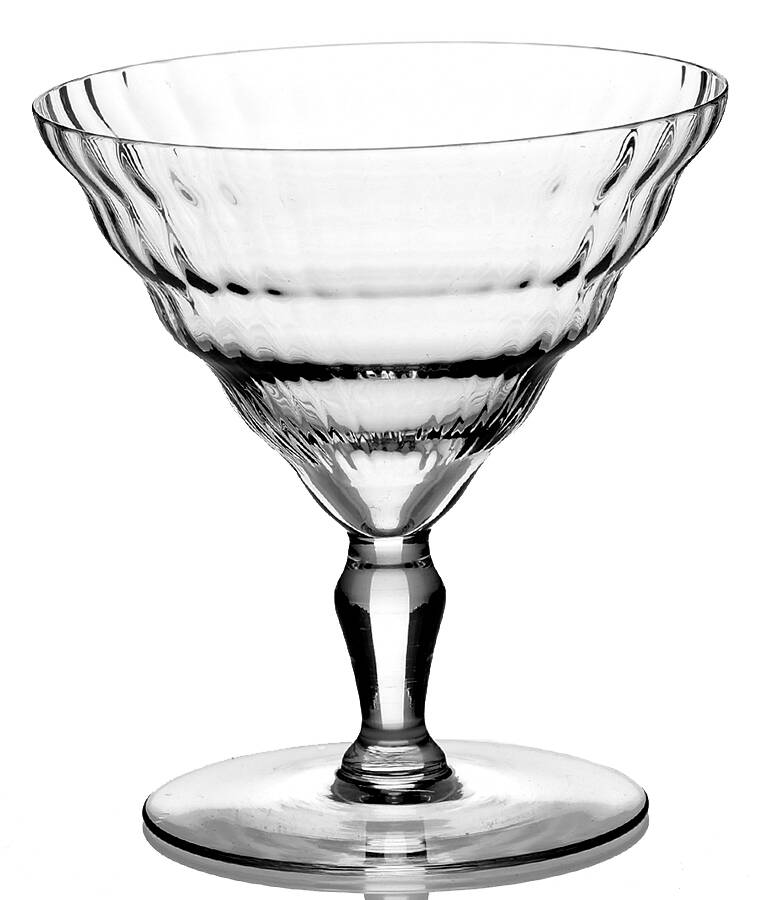Cambodia Clear Low Sherbet by Utility Glass-1
