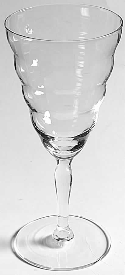 Cambodia Clear Water Goblet by Utility Glass-1