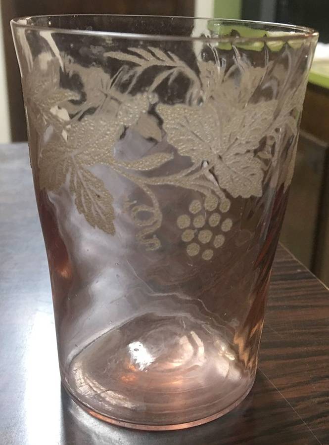 UNK967 Flat Tumbler by Unknown Manufacturer-1