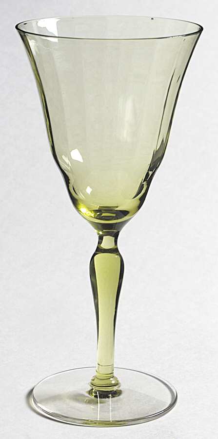 UNK980 Topaz Water Goblet by Unknown Manufacturer-1