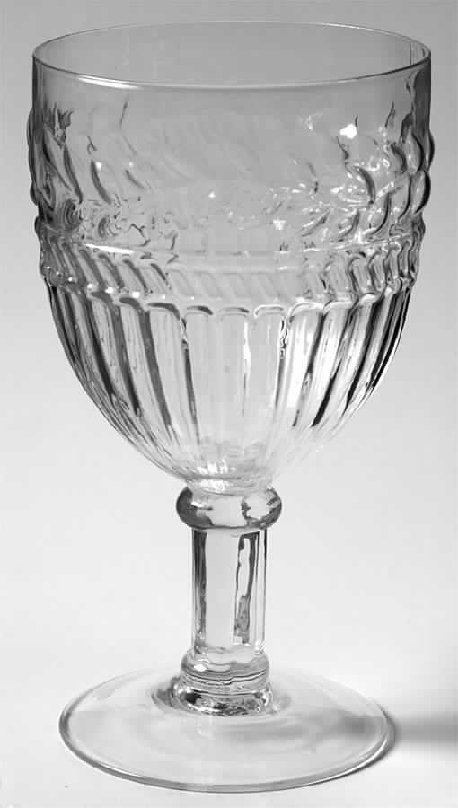 UNK18233 Clear Water Goblet by Unknown Manufacturer-1