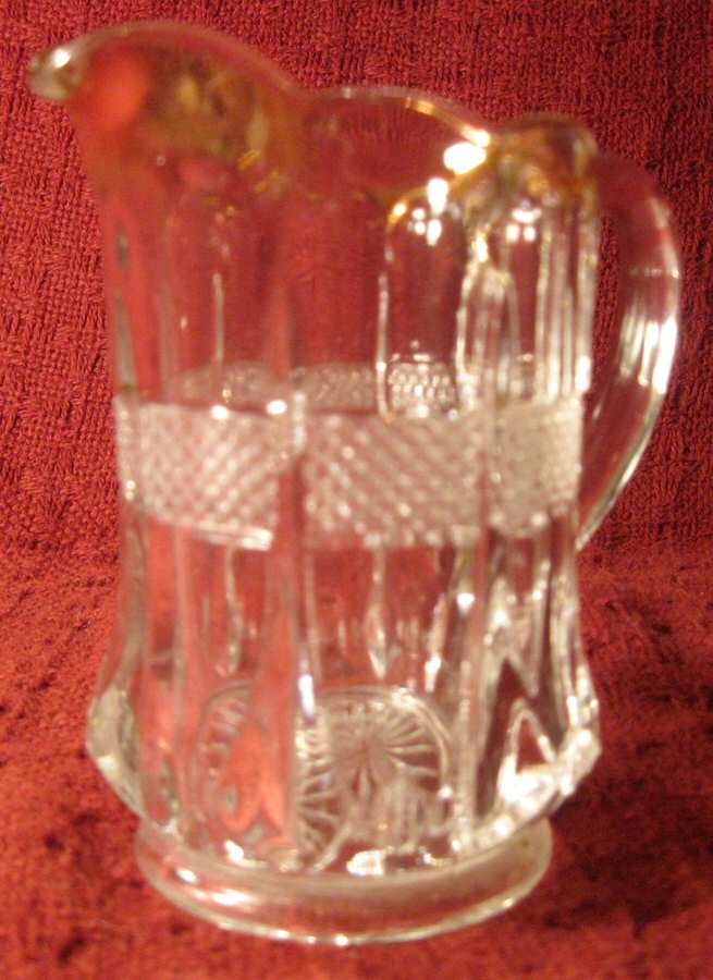 Banded Portland Clear Creamer by US Glass-1