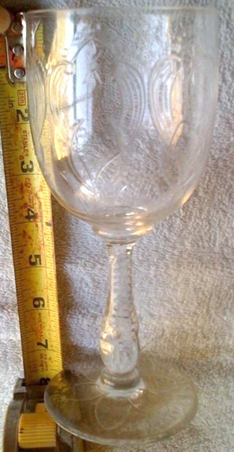 UNK1095 Water Goblet by Unknown Manufacturer-1