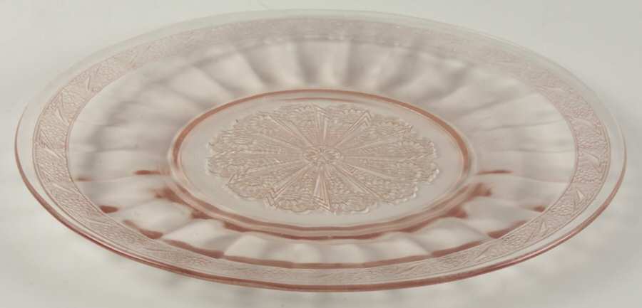 Virginian Pink Luncheon Plate by Unknown Manufacturer-1