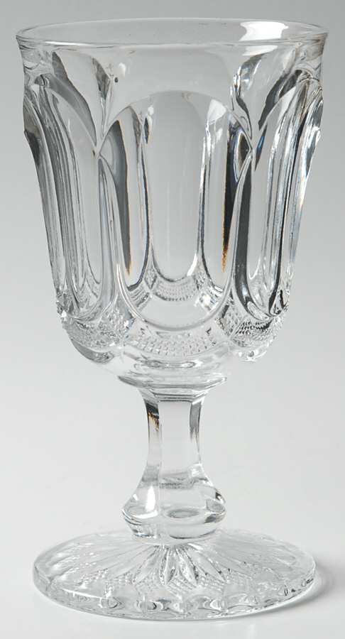 Galloway Gold Water Goblet by US Glass-1