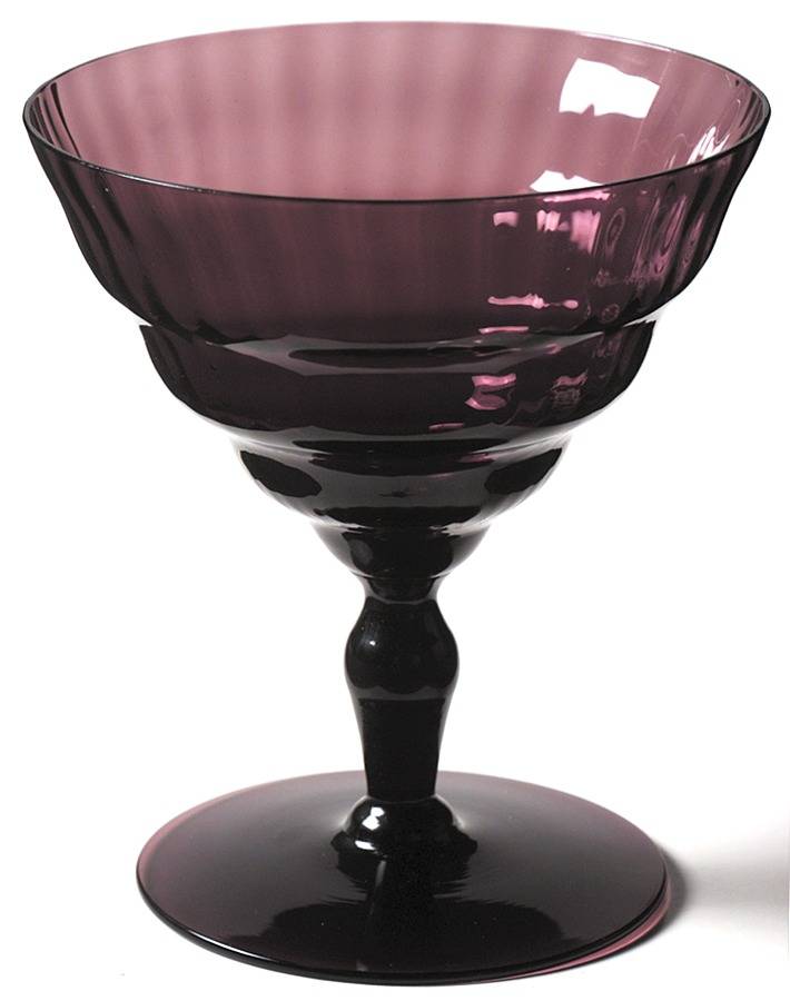 Cambodia Amethyst Low Sherbet by Utility Glass-1