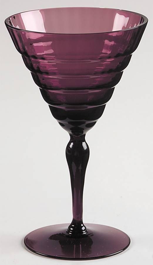 Cambodia Amethyst Champagne/Tall Sherbet by Utility Glass-1