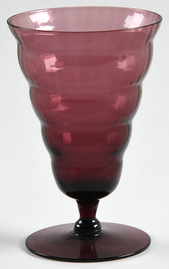 Cambodia Amethyst Footed Tumbler by Utility Glass-1