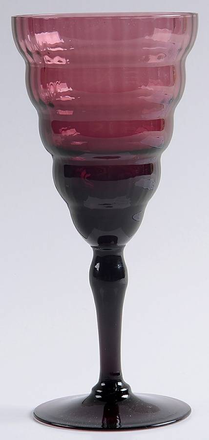 Cambodia Amethyst Water Goblet by Utility Glass-1