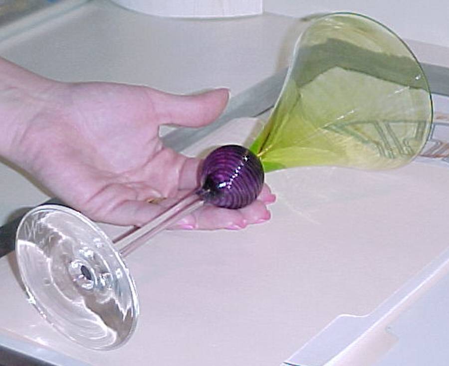 Tribeca Lime and Amethyst Water Goblet by Union Street-1