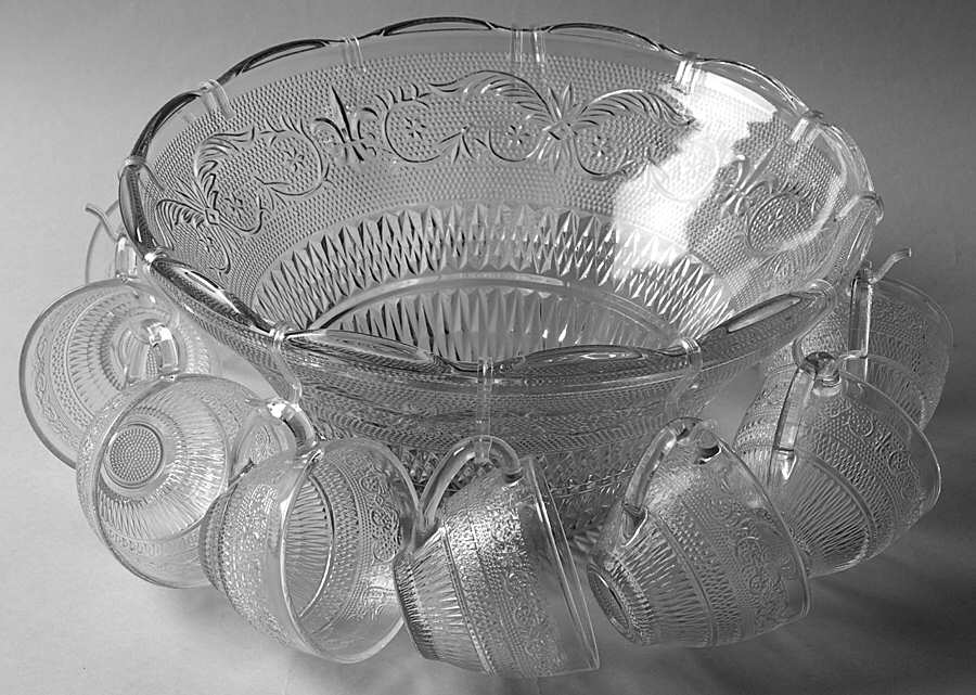 American Provencial (13 Piece) Punch Set  (PUN + 12 CUPPU) by Unknown Manufacturer-1