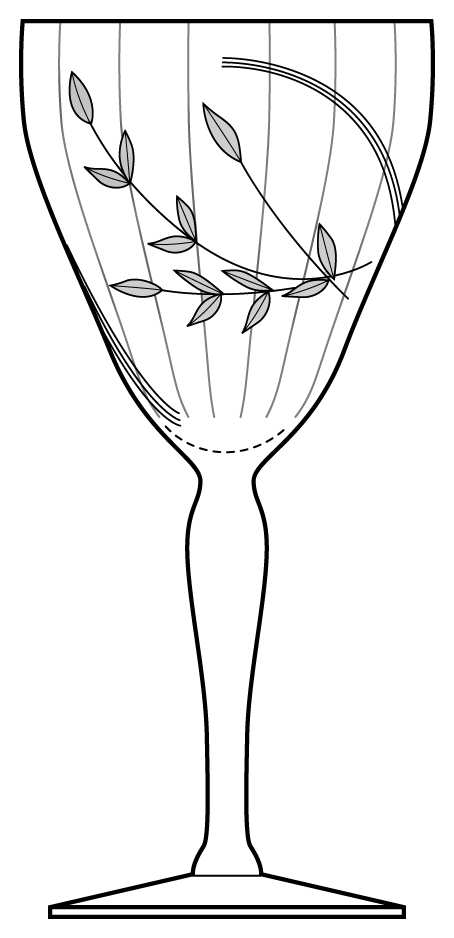 UNK1349 Water Goblet by Unknown Manufacturer-1